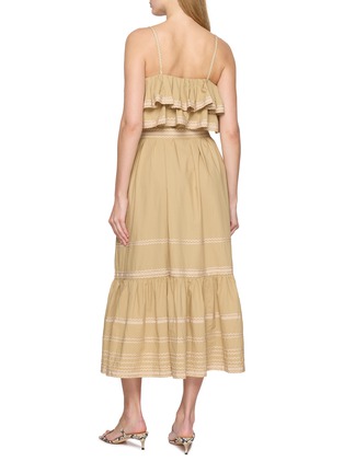 Back View - Click To Enlarge - ULLA JOHNSON - Lucian Waist Tie Long Dress