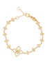ROBERTO COIN Princess Flower 18K Gold Diamond Ruby Bracelet