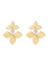 ROBERTO COIN Princess Flower 18K Gold Diamond Ruby Stud Earrings