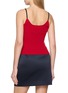 Back View - Click To Enlarge - ATELIER EDITION - Sleeveless Contrast String Ribbed Cotton Knit Top
