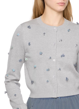  - ATELIER EDITION - Beaded Embellishment Knit Cardigan