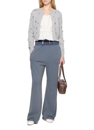Figure View - Click To Enlarge - ATELIER EDITION - Beaded Embellishment Knit Cardigan