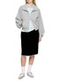 Figure View - Click To Enlarge - ATELIER EDITION - Long Sleeve Cotton Collar Top