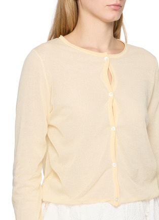  - ATELIER EDITION - Layered Cotton Blend Knit Cardigan