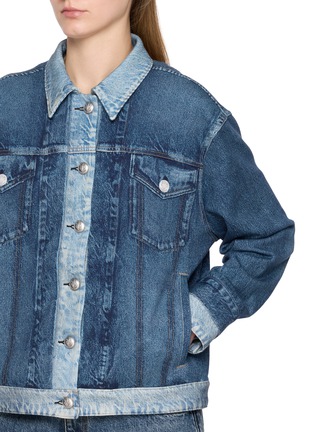  - RAG & BONE - Miramar Two Tone Medium Wash Denim Jacket