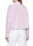 Back View - Click To Enlarge - RAG & BONE - Marin Cropped Cotton Shirt