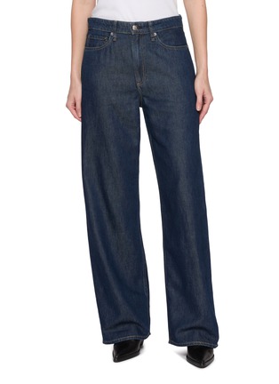 Main View - Click To Enlarge - RAG & BONE - Featherweight Logan Wide Leg Denim Jeans
