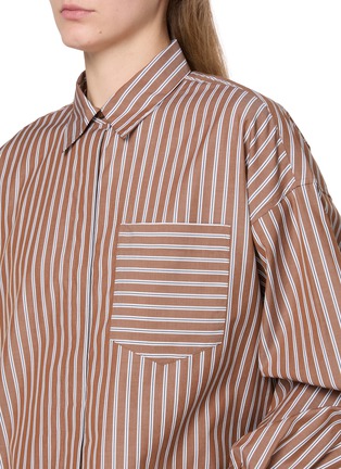  - RAG & BONE - Marin Cropped Striped Shirt