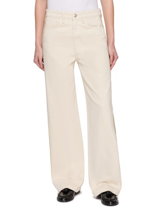 Main View - Click To Enlarge - RAG & BONE - Logan Spliced Wide Leg Dark Wash Jeans