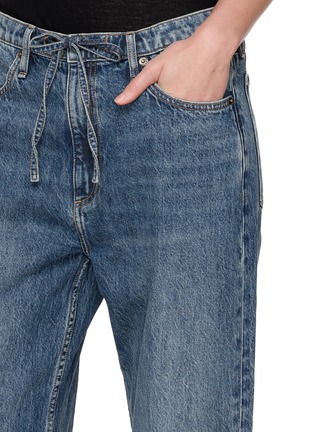  - RAG & BONE - Phoebe Drawstring Wide Leg Dark Wash Jeans