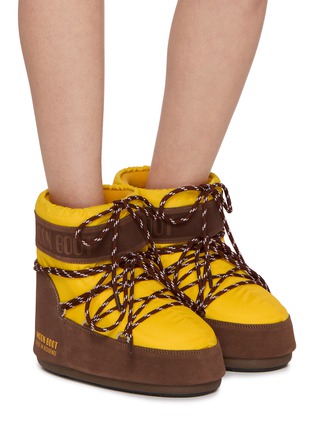 Figure View - Click To Enlarge - MOON BOOT - X Guest In Residence Icon Low Suede Snow Boots