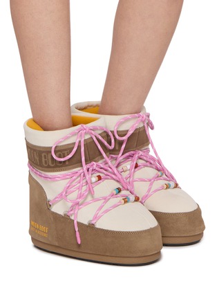 Figure View - Click To Enlarge - MOON BOOT - X Guest In Residence Icon Low Suede Snow Boots