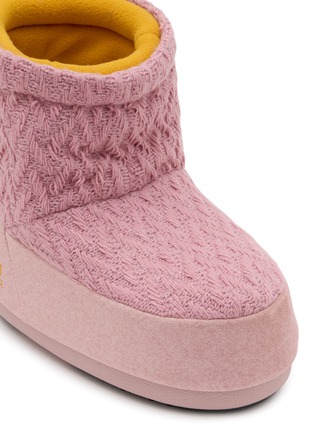 Detail View - Click To Enlarge - MOON BOOT - X Guest In Residence Icon Low Nolace Wool Knit Snow Boots