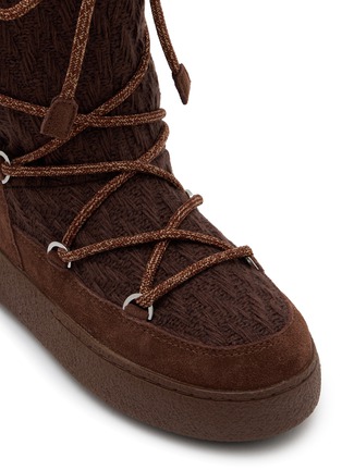 Detail View - Click To Enlarge - MOON BOOT - X Guest In Residence Ltrack Tall Wool Knit Snow Boots
