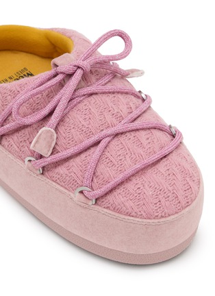 Detail View - Click To Enlarge - MOON BOOT - X Guest In Residence EVX Wool Knit Mules