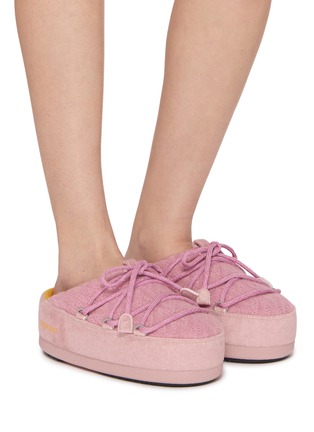 Figure View - Click To Enlarge - MOON BOOT - X Guest In Residence EVX Wool Knit Mules