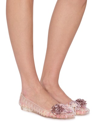 Figure View - Click To Enlarge - HEAVENLY JELLY - Dazzla Jelly Ballerina Flats