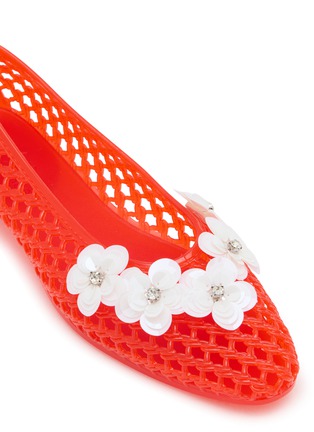 Detail View - Click To Enlarge - HEAVENLY JELLY - Demi Jelly Ballerina Flats