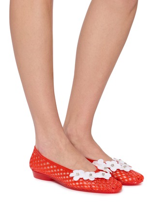 Figure View - Click To Enlarge - HEAVENLY JELLY - Demi Jelly Ballerina Flats