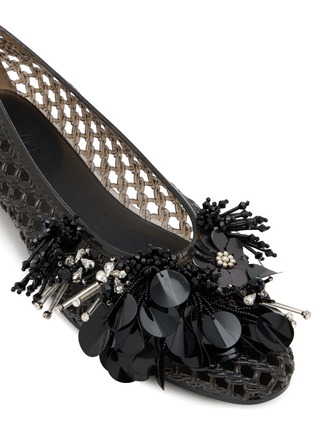 Detail View - Click To Enlarge - HEAVENLY JELLY SHOES - Glam Jelly Ballerina Flats