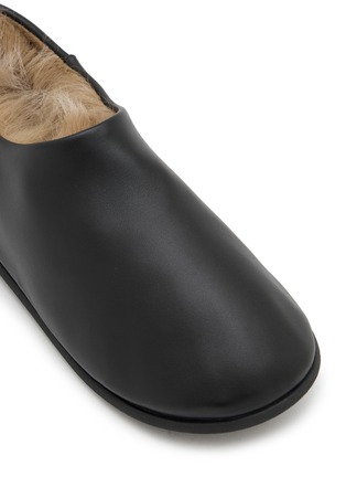Detail View - Click To Enlarge - CHRISTEN - Big Bootie Slip On Leather Flats