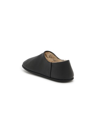 Detail View - Click To Enlarge - CHRISTEN - Big Bootie Slip On Leather Flats