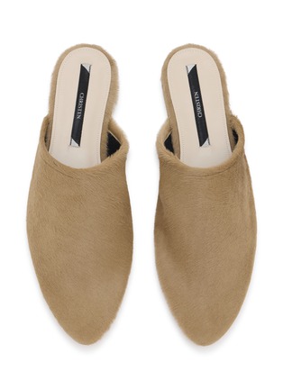 Figure View - Click To Enlarge - CHRISTEN - Eipse Pony Hair Mules