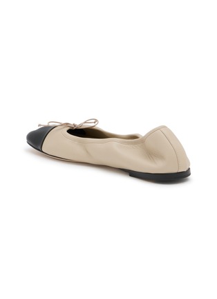  - CHRISTEN - Tabi Stretch Leather Ballerina Flats