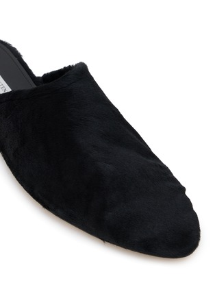 Detail View - Click To Enlarge - CHRISTEN - Eipse Pony Hair Mules