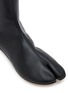 Detail View - Click To Enlarge - CHRISTEN - Tabi Stretch Leather Knee High Boots
