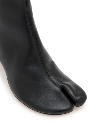 Detail View - Click To Enlarge - CHRISTEN - Tabi 75 Stretch Leather Ankle Boots
