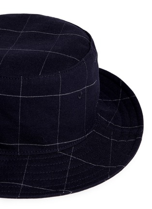 Detail View - Click To Enlarge - NANAMICA - Windowpane check wind hat
