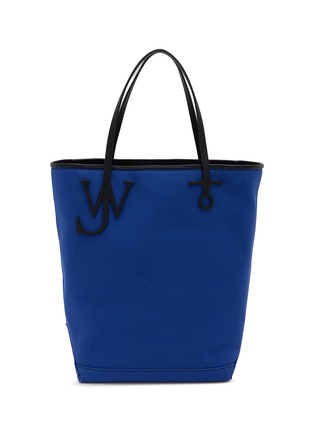 Main View - Click To Enlarge - JW ANDERSON - Tall Anchor Canvas Leather Tote Bag