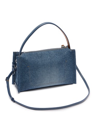 Detail View - Click To Enlarge - JW ANDERSON - Medium Loafer Denim Shoulder Bag