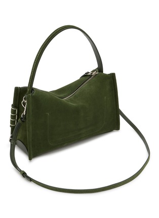 Detail View - Click To Enlarge - JW ANDERSON - Medium Loafer Suede Shoulder Bag