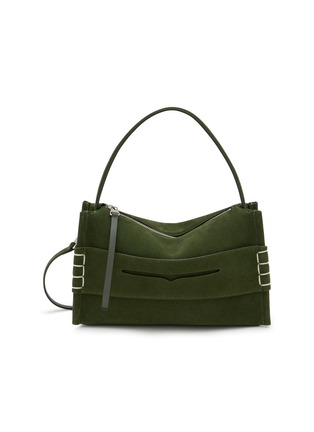 Main View - Click To Enlarge - JW ANDERSON - Medium Loafer Suede Shoulder Bag