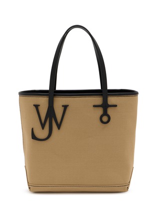 Main View - Click To Enlarge - JW ANDERSON - Small Anchor Canvas Leather Tote Bag
