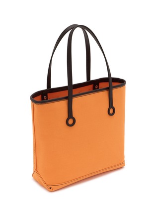Detail View - Click To Enlarge - JW ANDERSON - Small Anchor Canvas Leather Tote Bag