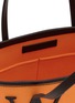 Detail View - Click To Enlarge - JW ANDERSON - Small Anchor Canvas Leather Tote Bag