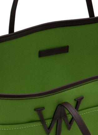 Detail View - Click To Enlarge - JW ANDERSON - Stretch Anchor Canvas Leather Tote Bag
