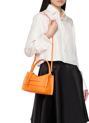 Front View - Click To Enlarge - JW ANDERSON - Small Loafer Leather Shoulder Bag