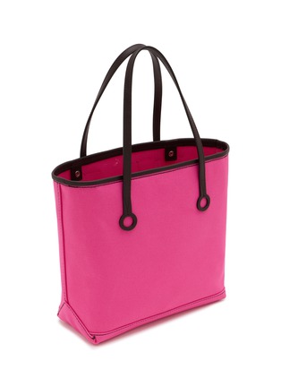 Detail View - Click To Enlarge - JW ANDERSON - Small Anchor Canvas Leather Tote Bag