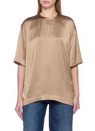 Main View - Click To Enlarge - TOTEME - Satin Tee
