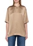 Main View - Click To Enlarge - TOTEME - Satin Tee