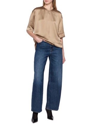 Figure View - Click To Enlarge - TOTEME - Satin Tee