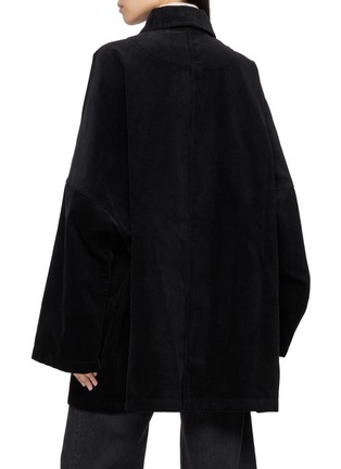 Back View - Click To Enlarge - TOTEME - Corduroy Overshirt Jacket