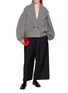 Figure View - Click To Enlarge - TOTEME - Drawstring Wool Dinner Pants