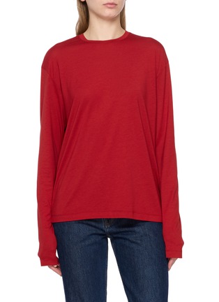 Main View - Click To Enlarge - TOTEME - Long Sleeve T-Shirt