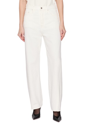 Main View - Click To Enlarge - TOTEME - Twisted Seam Light Wash Jeans
