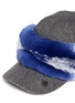 Detail View - Click To Enlarge - MAISON MICHEL - Tie dye rabbit fur baseball cap